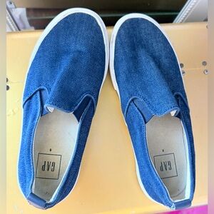 GAP Blue Denim Slip-On Shoes